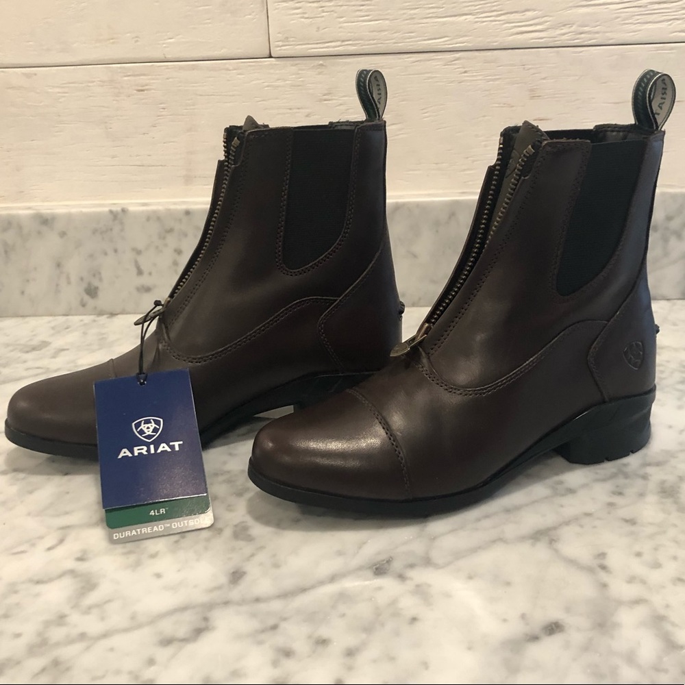 Brown Ariat Heritage IV Zip Paddock Boot